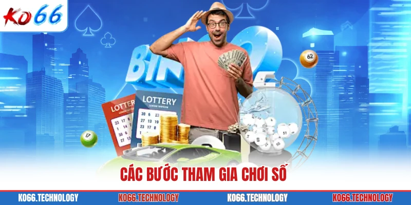 Các bước tham gia chơi số